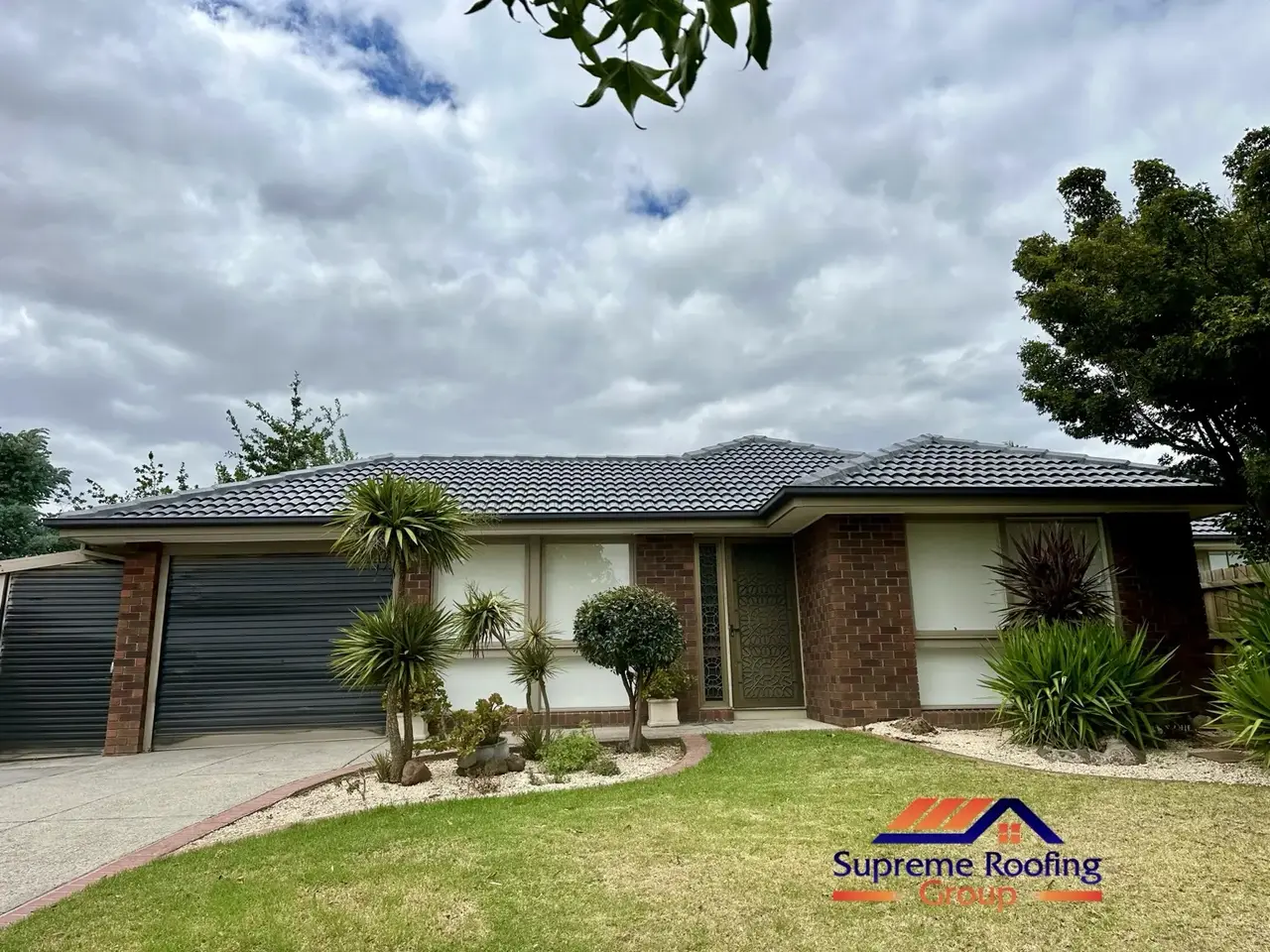Completed Monument cement tile roof restoration in Bentleigh East