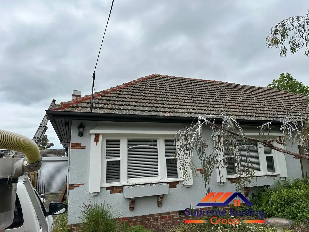 Completed terracotta roof repair and repointing in Carnegie