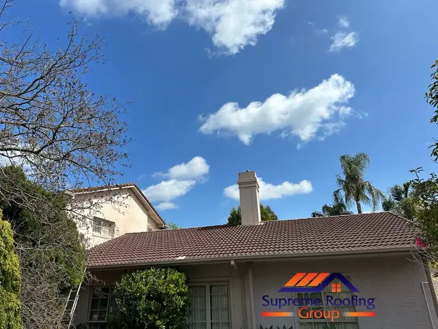 Weathered cement tile roof before restoration in Wantirna South